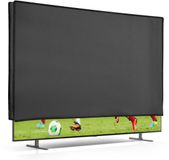 kwmobile TV-hoes voor 75 inch TV - Beschermhoes voor televisie - Donkergrijs