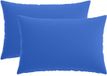vidaXL - Coussin - 2 pièces - HEERLEN - Bleu Royal - 50 x 75 cm - Polyester