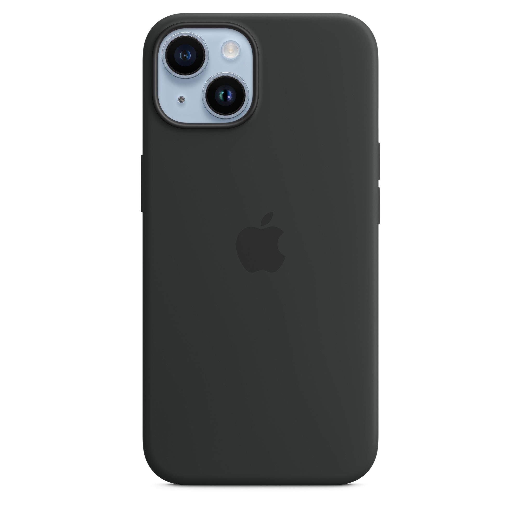Apple iPhone 14 Cover - Midnight - Silicone - Black