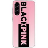 Maniacase Etui Voor Samsung Galaxy A36 Blackpink logo roze en zwart