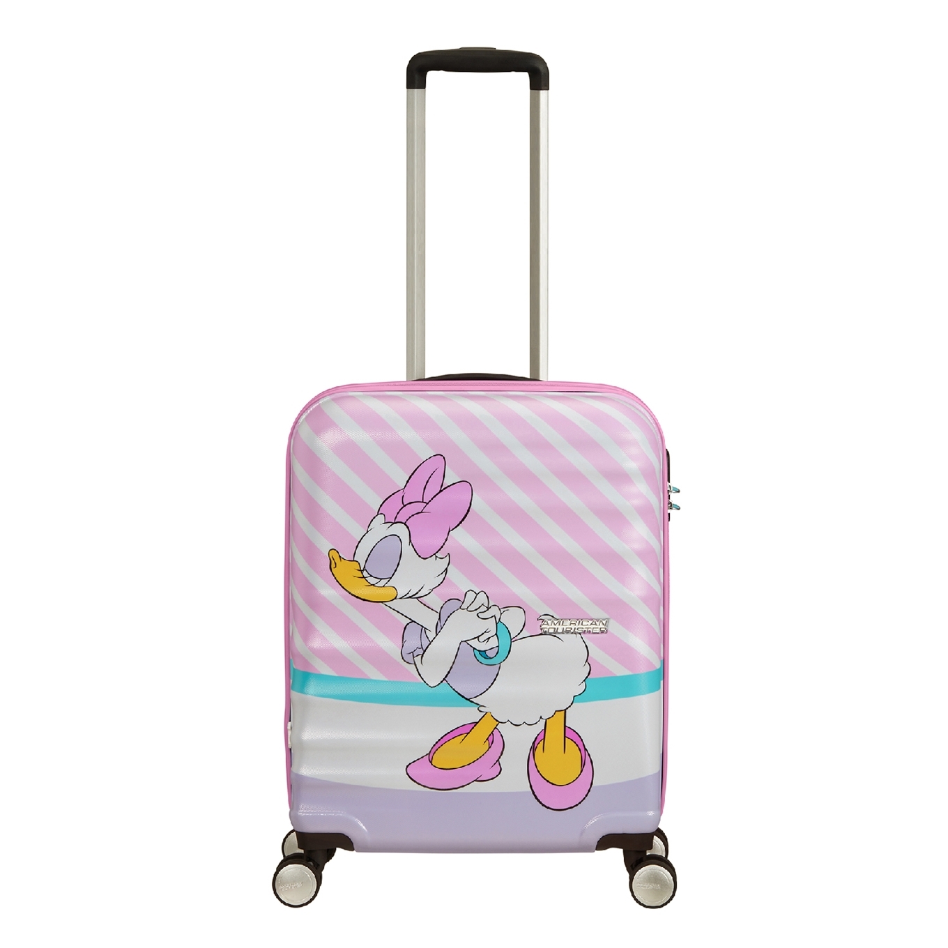 American Tourister American Tourister Wavebreaker Disney Spinner 55 daisy pink kiss Harde Koffer Roze