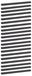vidaXL Profil de jardin pour couverture, 20 pièces, 100 x 5 x 5 cm, acier, noir