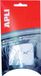 Apli draadetiketten ft 28 x 43 mm (b x h) (7012) | etui van 100 stuks