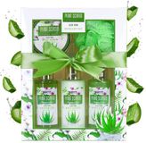 BRUBAKER Cosmetics Bad- en Doucheset Aloe Vera - 5-delige Cadeauset