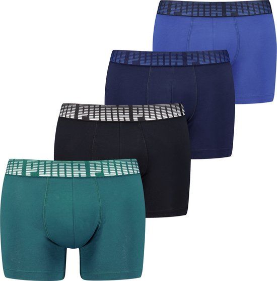 PUMA heren 4P boxers gradient striped multi
