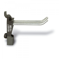 HAZET 112-230 Universele haak - Zwart/Zilver - 30mm - 1 stuk