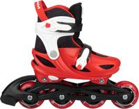 Nijdam Red Racer Kinder Skeelers - Verstelbaar - Rood - Maat 33-36