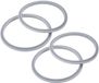 Bol 4 Stuks Blender Pakking Vervanging Rubber Ring Seal Ringen met Lip - Geschikt voor Blender 600/900 Serie - Pack van 4
