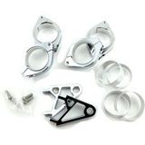 Highsider support de phare en aluminium CNC 49/54mm