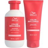 Wella Professionals Care Invigo Color Brilliance Colour Protection Shampoo & Conditioner for Fine Medium Hair 300ml