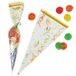 Garcia de Pou Driehoek PP Tas Snoepjes, 20 x 39,5 cm, Polypropyleen, Wit, 20 x 39,5 x 30 cm