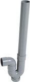 Wirquin Sifon voor wasmachine Ø 40 mm Grijs PVC