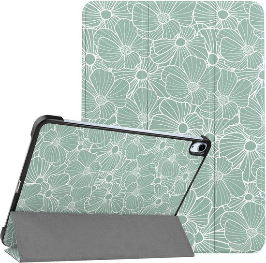 imoshion Design Trifold Bookcase voor Apple iPad Air 11 inch (2026) M4 / (2025) M3 / (2024) M2 / Air 5 (2022) / Air 4 (2020) - Botanica