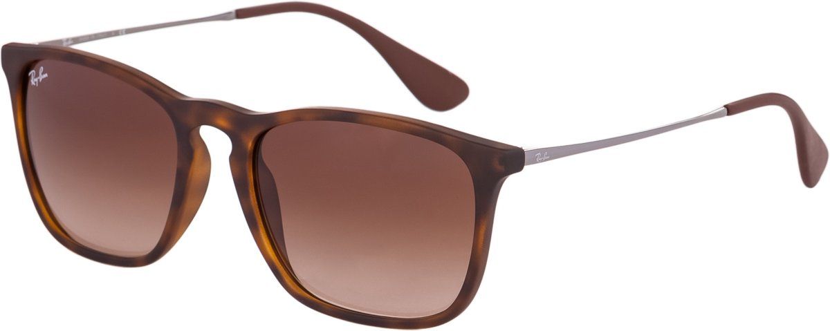 Ray-Ban RB4187 856/13 Chris Zonnebril - Tortoise / Bruin Gradiënt - 54mm