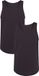 Sloggi Tanktop Tank Top Heren XL Katoen Elastaan Effen Ronde Hals Mouwloos Houtskool 2 Stuks