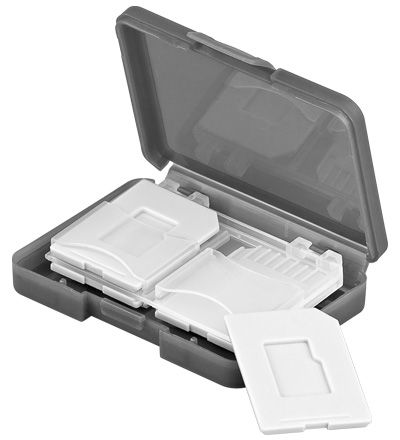 Goobay Cardbox - 4x SD - Zwart/Wit