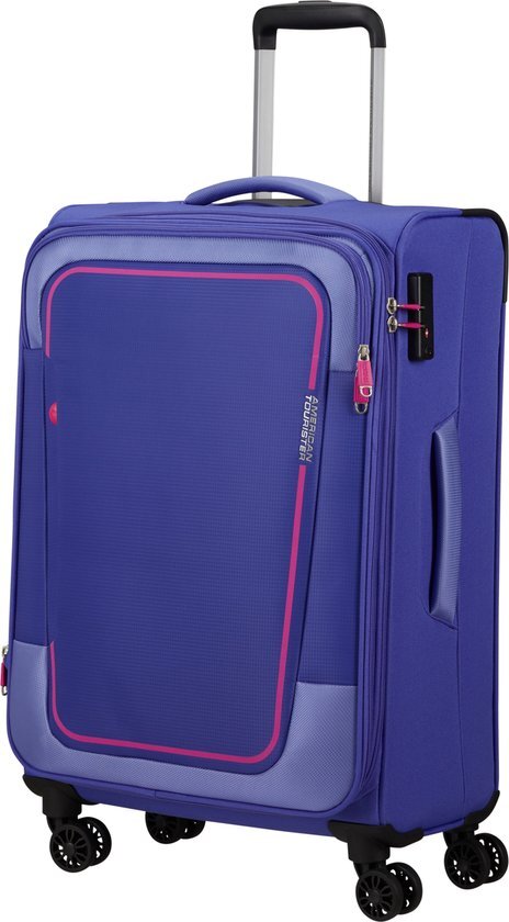 American Tourister trolley Pulsonic 68 cm. Expandable paars