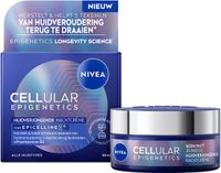 NIVEA Cellular Epigenetics Huidverjongende Nachtcrème - Anti-Age - Verstevigend - Provitamine B5 - 3x Hyaluronzuur - 50ml