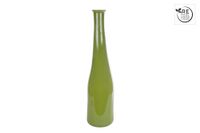 Coppens Vaas Blues glossy groen glas 18x18x80cm