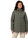 Vaude Coreway Parka Dames Khaki Polyester Waterdicht Winddicht Gevoerd Met Capuchon Normaal 40