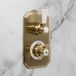 Hudson Reed Elizabeth Rétro Thermostatic Bath Shower Mixer - Concealed Design – 2 Function – Satin Gold