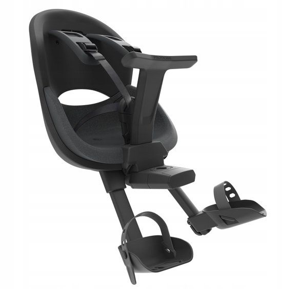 Prodigee Icon Kinderzitje Fiets - Veilig Voorzitje voor Frame - Zwart