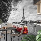 Paris Tour Eiffel Papier Peint Panoramique - 325 cm x 215 cm