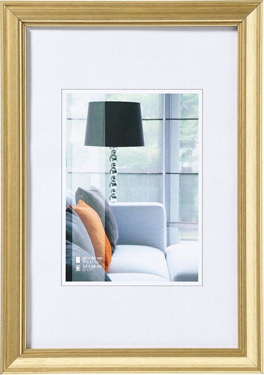 Walther Design Lounge - Fotolijst - Fotoformaat 13 x 18 cm - Goud