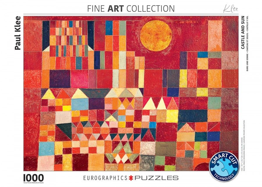 Eurographics Castle and Sun - Paul Klee Puzzle (1000 pieces)