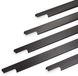 SOTECH 2 x Meubelgreep BLANKETT Slim Lengte 495 mm Zwart geborsteld Greeplijst