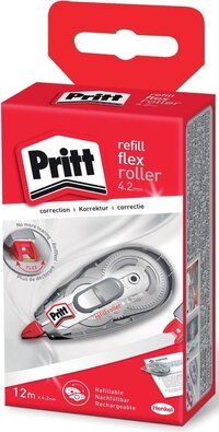 Pritt Correctie Roller Compact | 4.2 x 10 mm | Wit | 1 stuk(s)