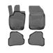 OMAC 1105444F Ensemble de tapis de sol ETP (élastomère thermoplastique), noir