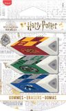 Maped kunststof-vlakgum Pyramide HARRY POTTER, 3 stuks in blister, wit