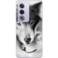 Oppo A80 Le loup et la louve Animal noir et blonc Maniacase