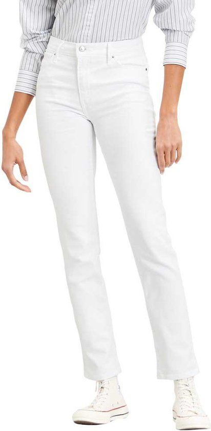 Levi's 724 High Rise Straight Jeans - Western White - Women's W32/L30
