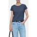 T-shirt raglan T-shirt Smokey Blue Taille: XXS
