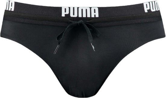 Puma Zwemslip Logo Band Heren Zwembroek - Zwart - Maat XXL