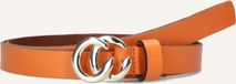 Notre-V Riemen 4301 Oranje Leer Vrouwen 75 cm