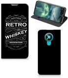 B2Ctelecom Nokia 3.4 Flip Style Cover Whiskey