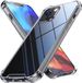 ShieldCase Shock case geschikt voor Apple iPhone 13 - schokbestendige case met Extra stevige randen - siliconen materiaal - transparant