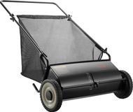 Vevor Handgrasmaaier 66cm Veegbreedte Grasmaaier Handmatig 198L Capaciteit van de Opvangmand Kooimaaier 142x81x75cm Handkooimaaier Verstelbaar voor het Opvegen van Bladeren, Gemaaid Gras, Kleine Takken