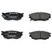 Ferodo FDB1557 Remblok set, schijfrem - (set van 4)