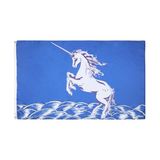 AZ FLAG Blauwe eenhoorn 150x90 cm Polyester 100D 2 Ringen