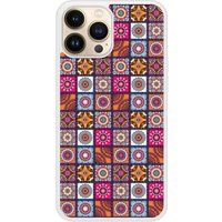 Apple iPhone 13 Patchwork mandala Verstevigd hoesje met sublimatie bedrukking