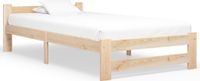 Cadre de lit en bois massif de pin 100x200 cm