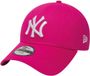 New Era K 940 MLB LEAGUE BASIC New York Casquette - Rose - 6-12 ans