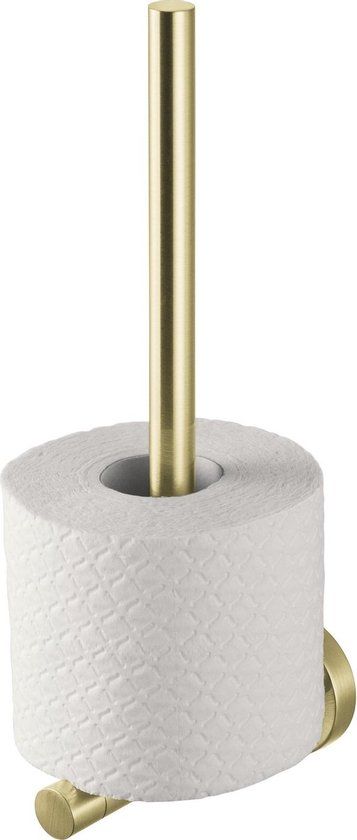 Haceka Kosmos Reserve Toiletrolhouder Geborsteld Goud - RVS