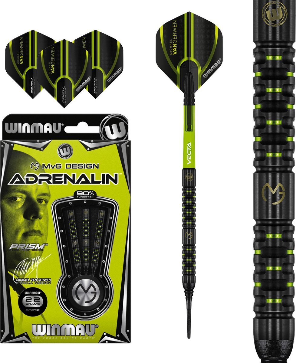 WINMAU Michael van Gerwen Adrenalin 90% Soft Tip - 20 Gram