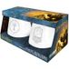 The Lord Of The Rings Set van 2 glazen - Prancing Pony en Gondor - transparant