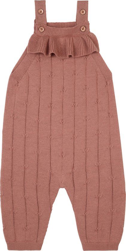 Noppies Dungaree Frasne Baby Meisjes Broek - Maat 86 - Burlwood